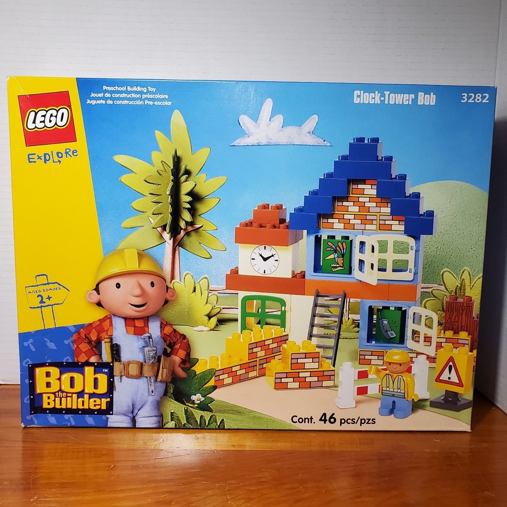 LEGO Duplo Bob the Builder 3282 Clock-Tower Set NEW RARE Building Blocks